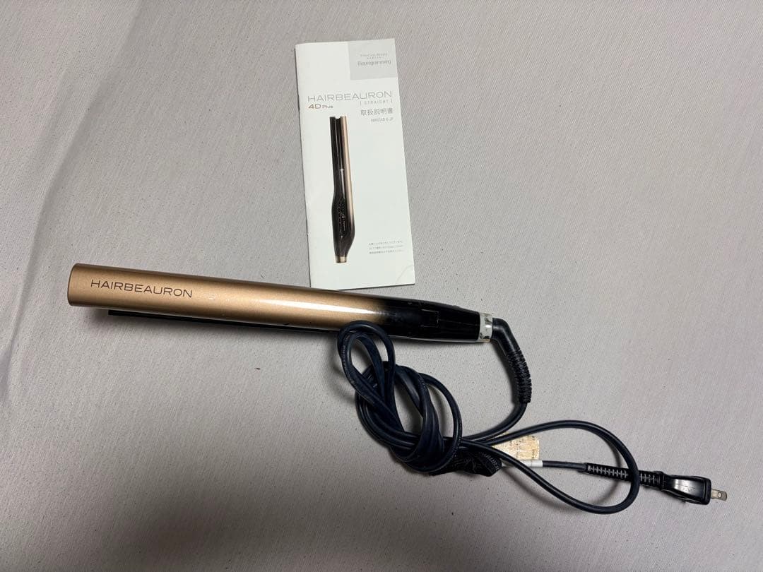 ヘアビューロン4DPlus ジャンク品　ストレートアイロン