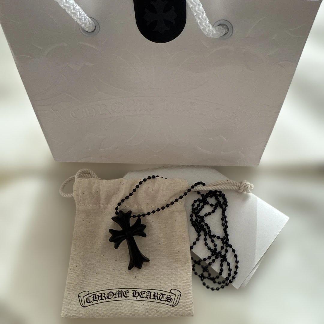 Chrome Hearts ラバーネックレス シリコン　ブラック