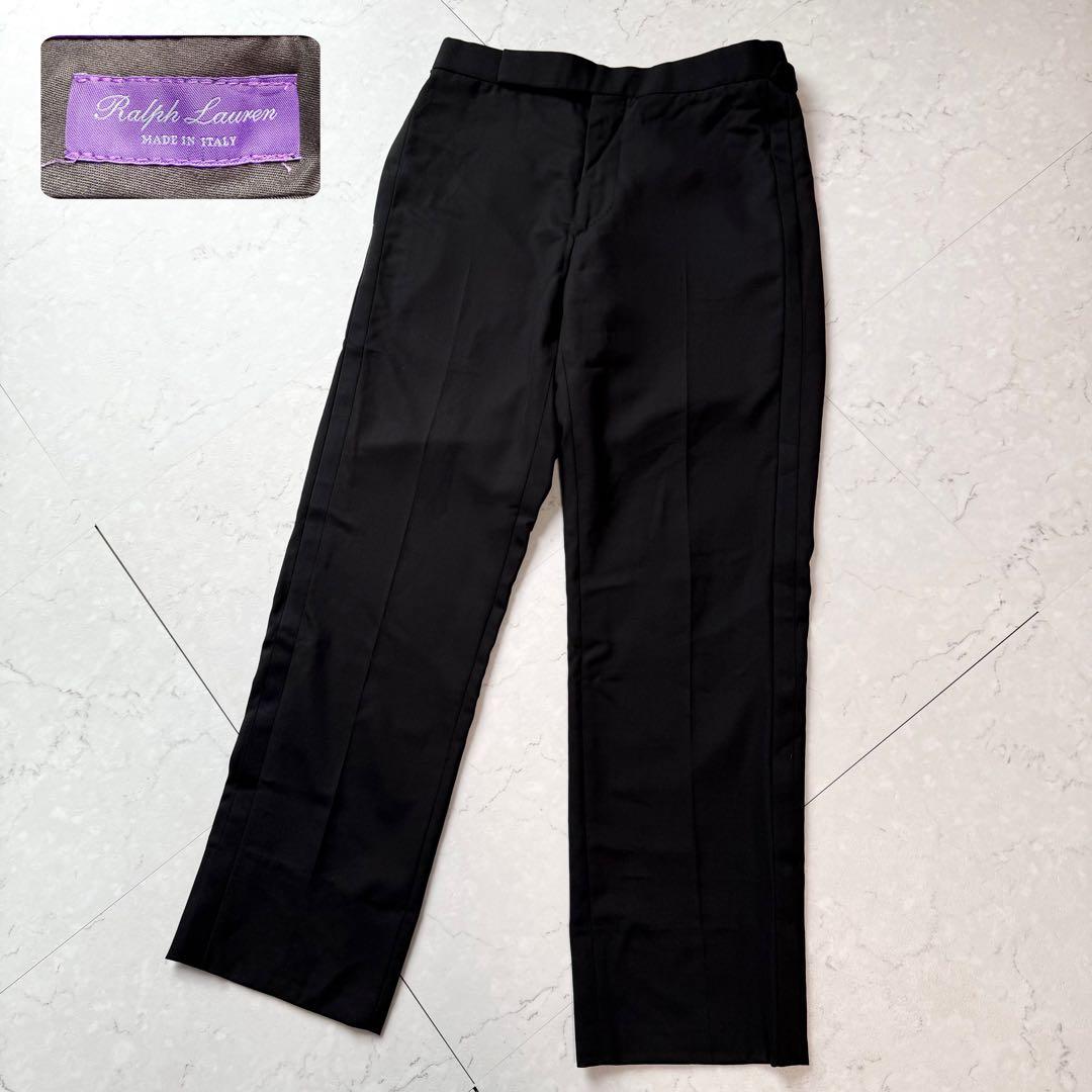 ラルフローレン パープルレーベル スラックス M アジャスター ブラック