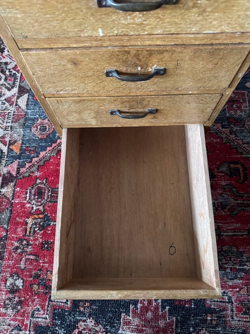 【ゴーシュ様用】木製チェスト 引き出し6段 アンティーク