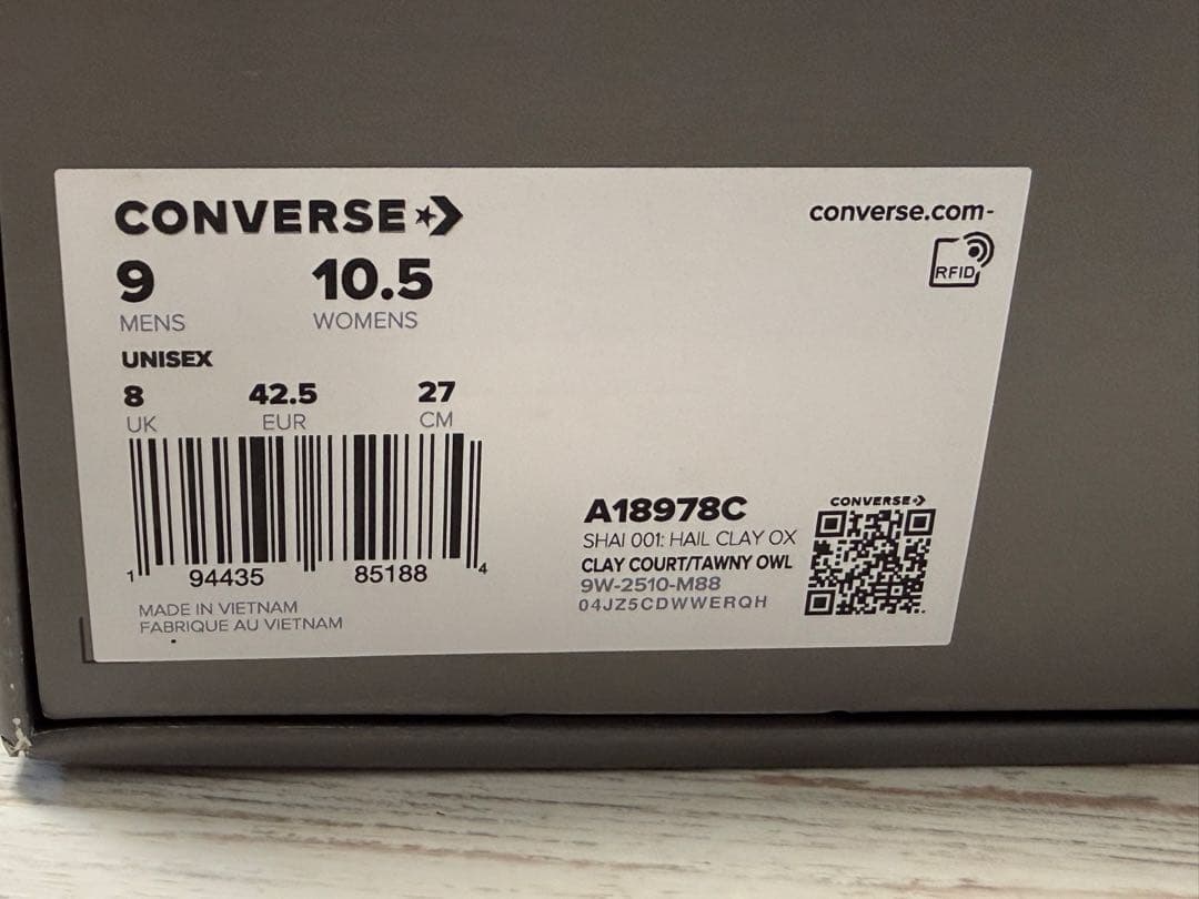 シューズ(男性用) Converse Shai 001 Hail Clay US9 27cm