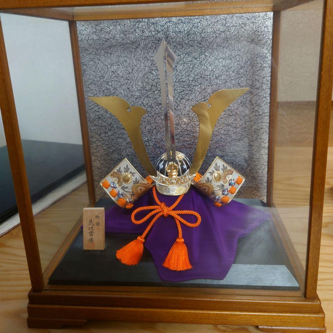 【武比古作】純銀製・兜・五月人形