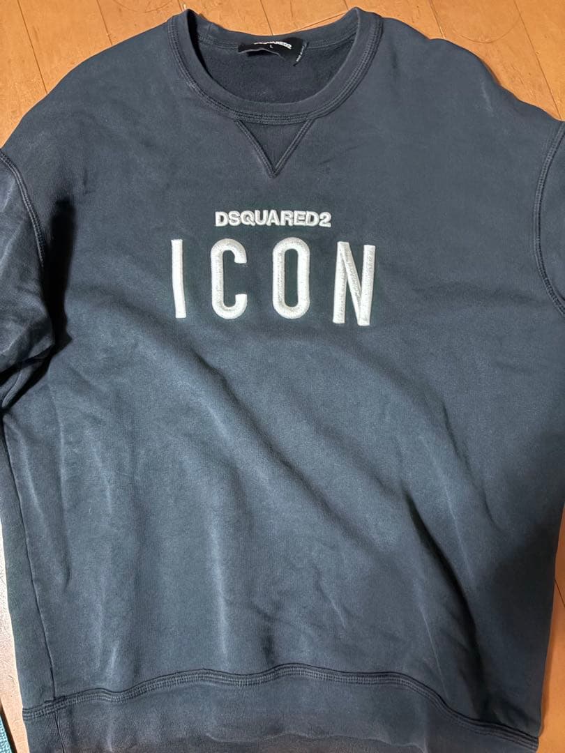 【激レア】DSQUARED2 ICON トレーナー ダークブルー