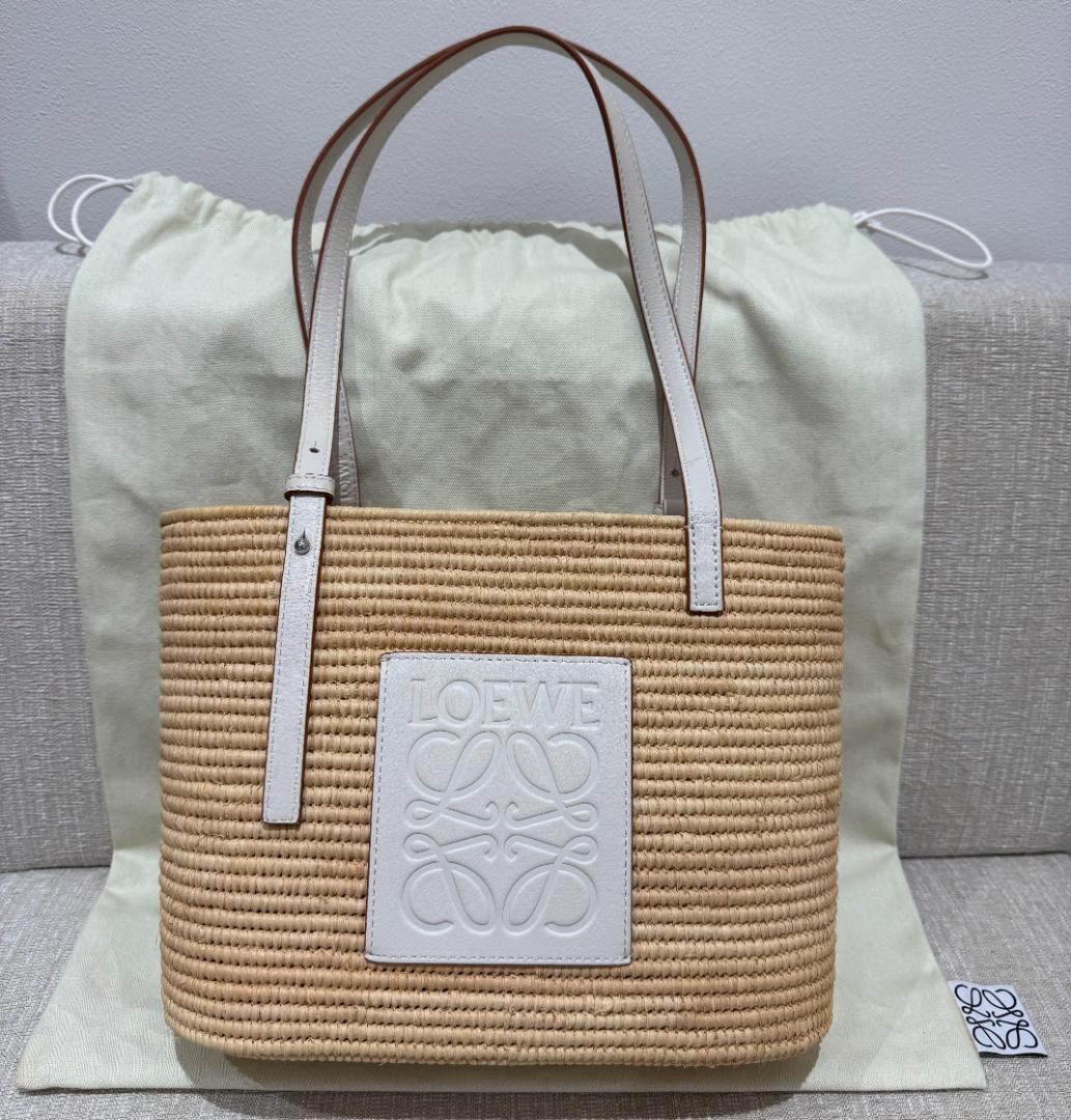 ロエベ スクエア バスケットバッグ スモール かごバッグ トートバッグ