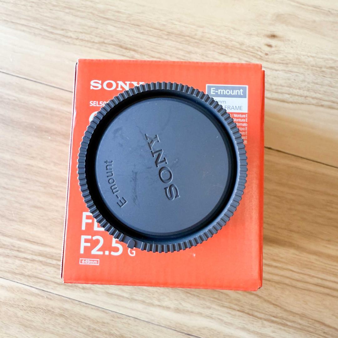 【保証有り】SEL50F25G SONY FE50mm F2.5G レンズ
