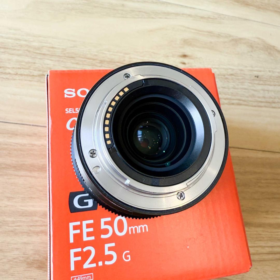 【保証有り】SEL50F25G SONY FE50mm F2.5G レンズ