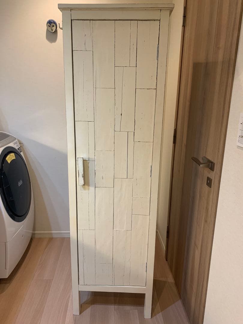 ジャーナルスタンダードファニチャー　木製ホワイトキャビネット