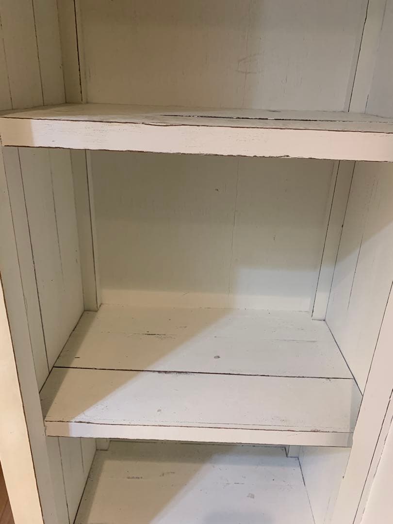 ジャーナルスタンダードファニチャー　木製ホワイトキャビネット