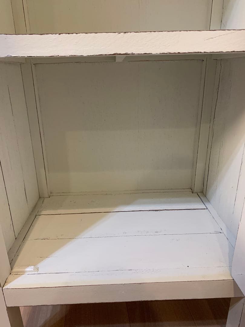 ジャーナルスタンダードファニチャー　木製ホワイトキャビネット