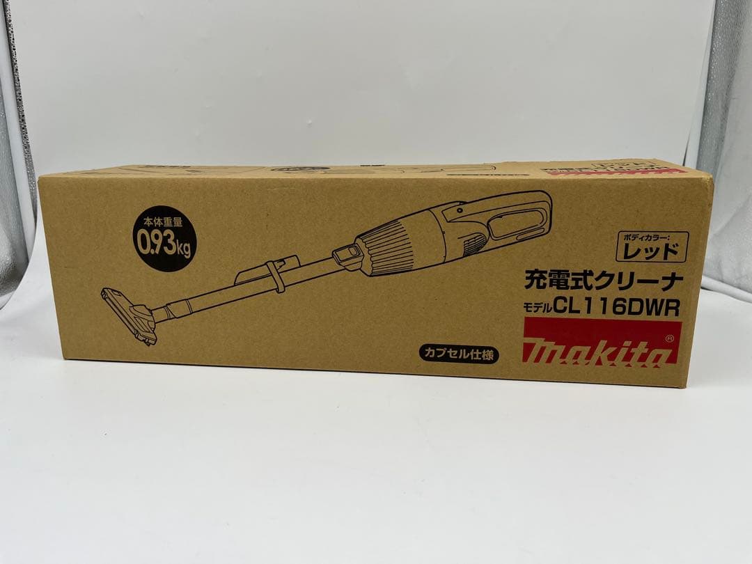 マキタ(Makita) 充電式クリーナ（レッド） 充電器付 CL116DWR