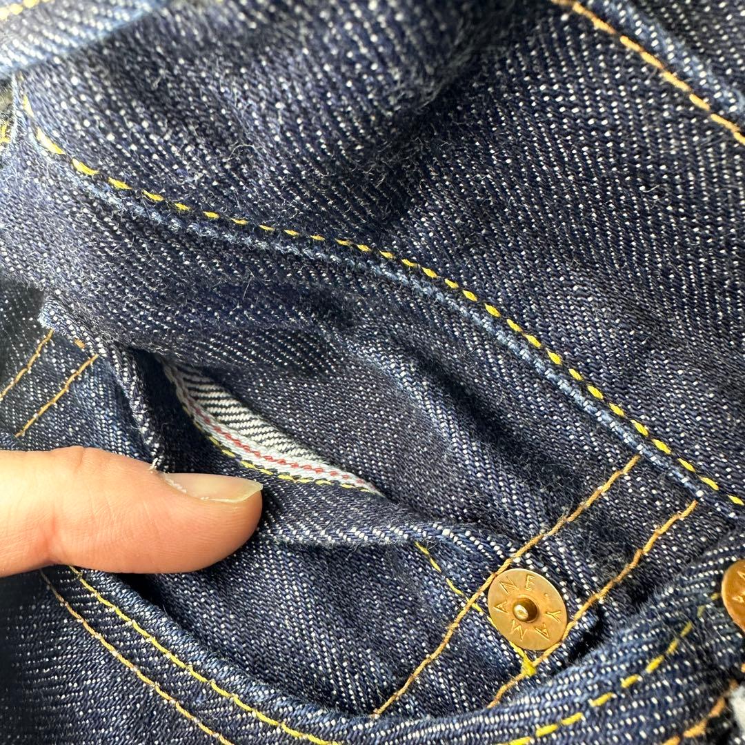 【濃紺】EVISU 赤耳　ミニカモメ W32×35 No.2 2000デニム