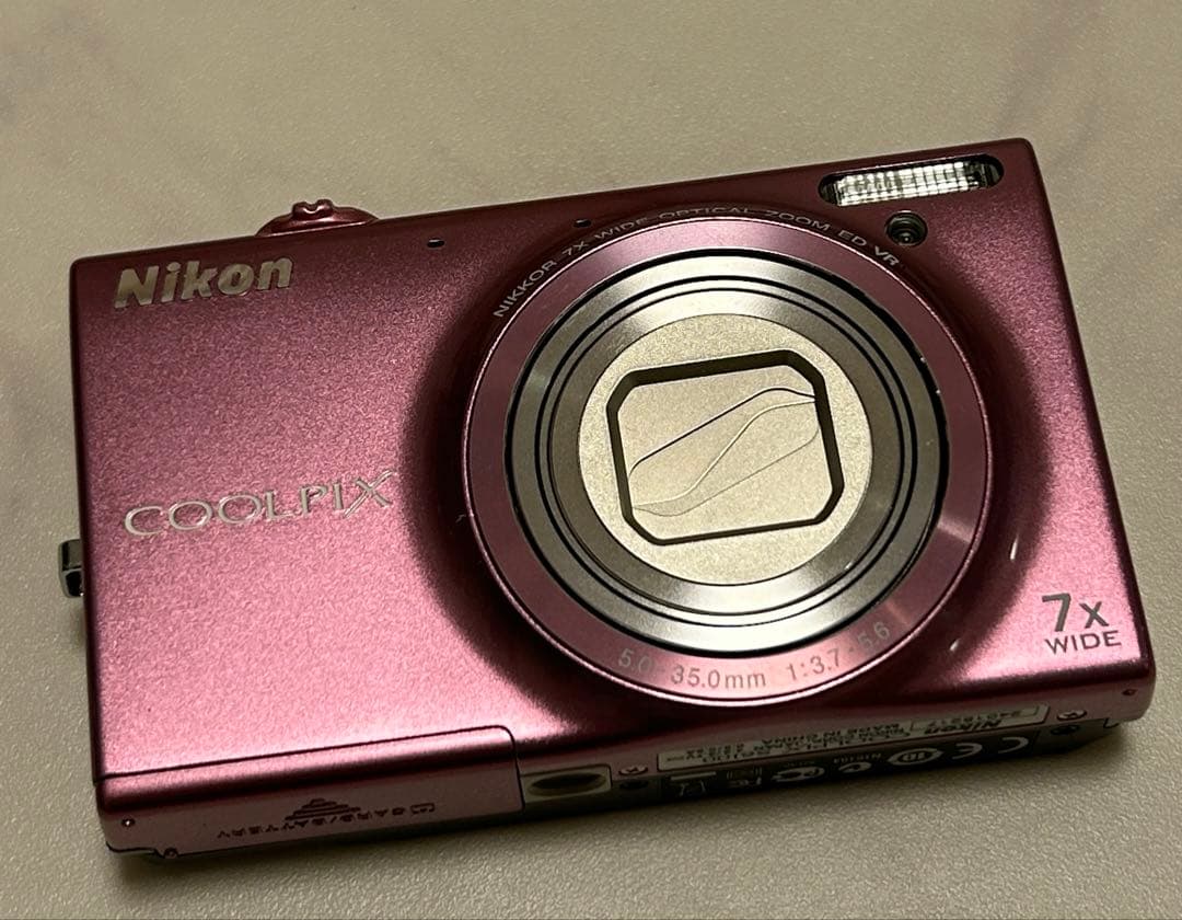 最終値下げNikon COOLPIX S6100 グロスピンク　動作確認済