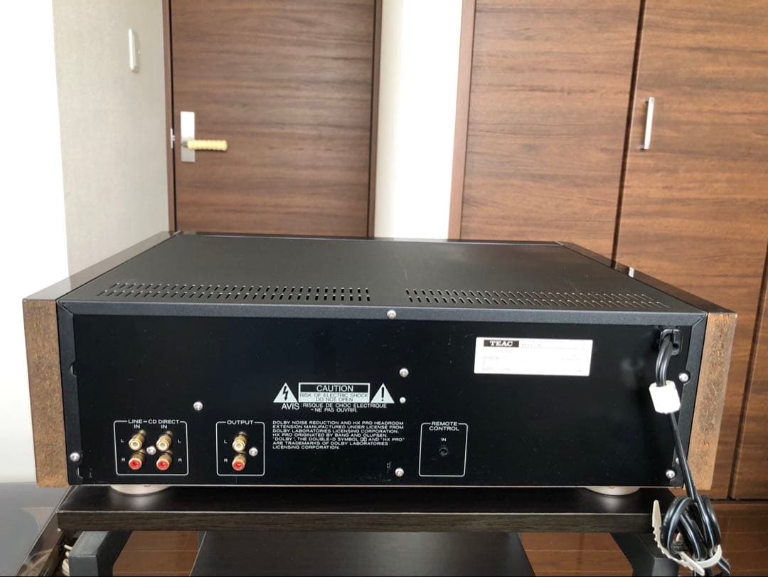 TEAC V-9000 カセットデッキ　ジャンク品