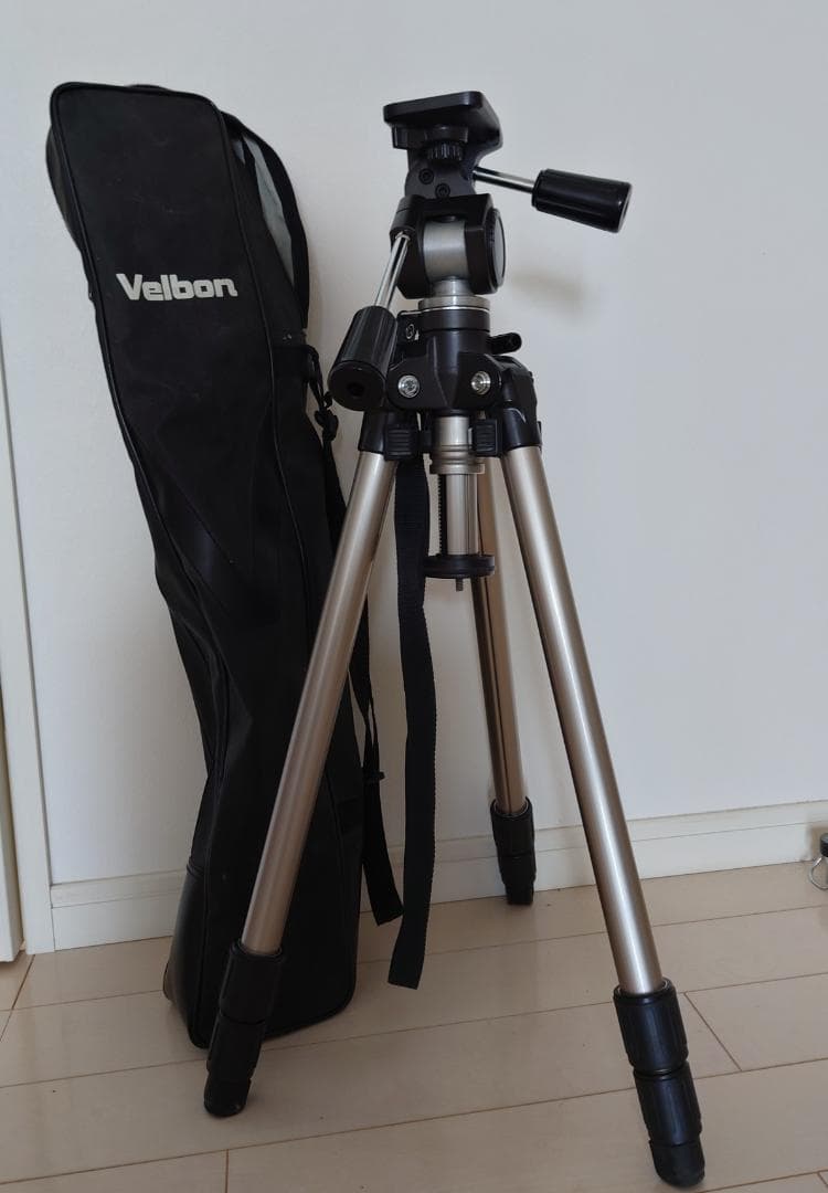 中型カメラ用三脚とカメラ台　一式