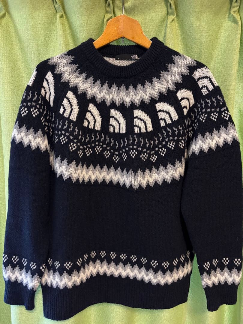 ★THE NORTH FACE ハーフ ドームノルディックセーター Mサイズ