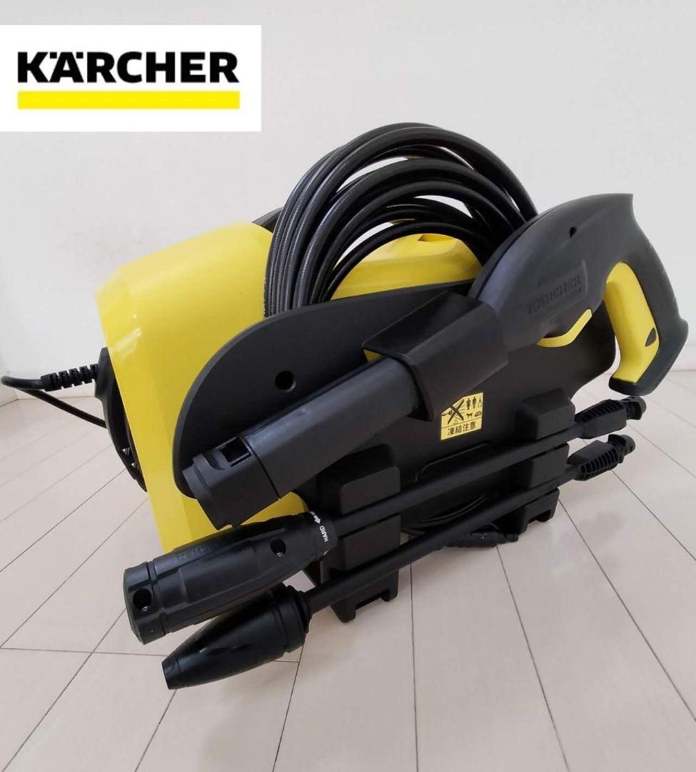 【ほぼ新品！１回のみ試用】ケルヒャー高圧洗浄機　K2サイレント　フィルター付き