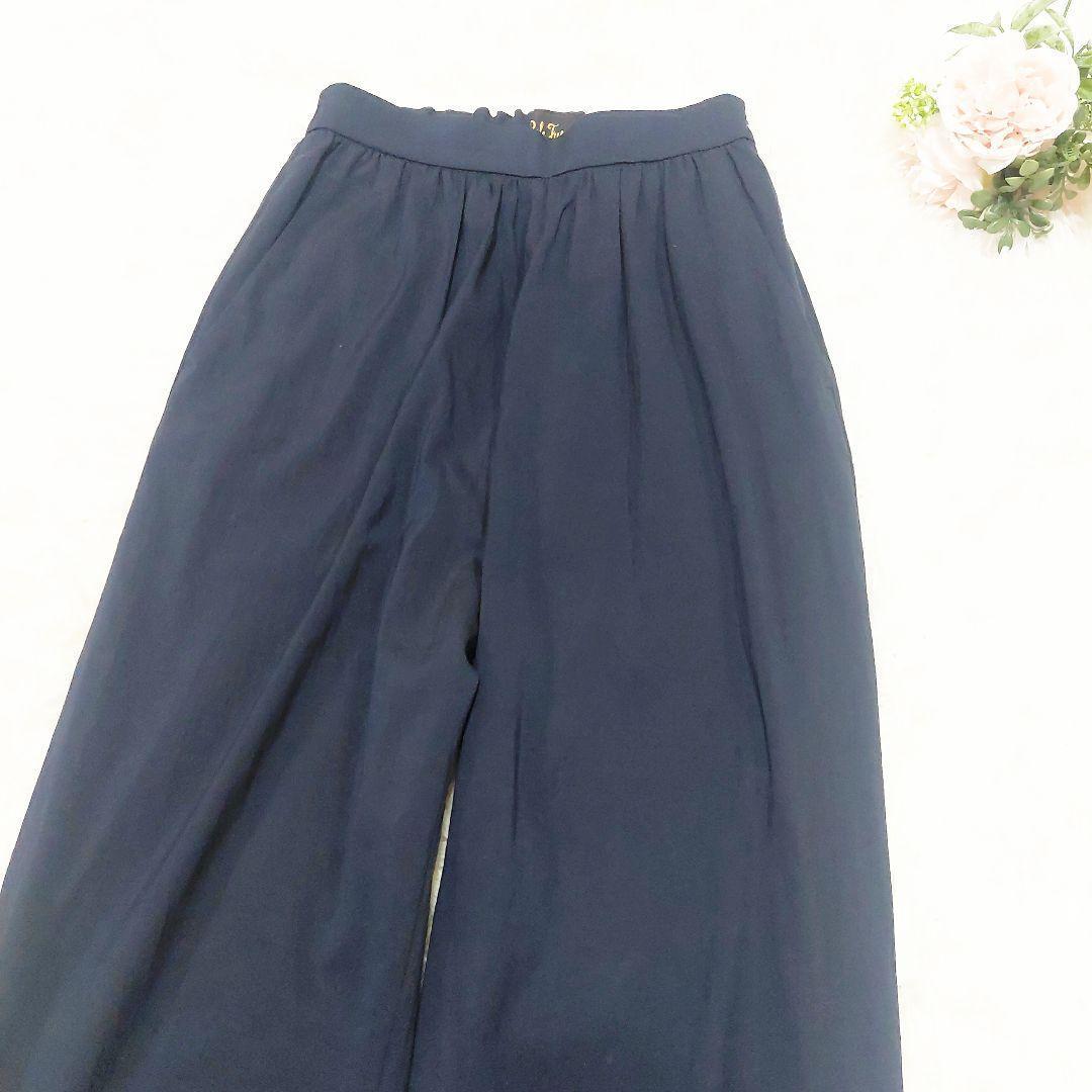 美品 Pale Jute ペールジュート 石田ゆり子 ベーシック ギャザーパンツ