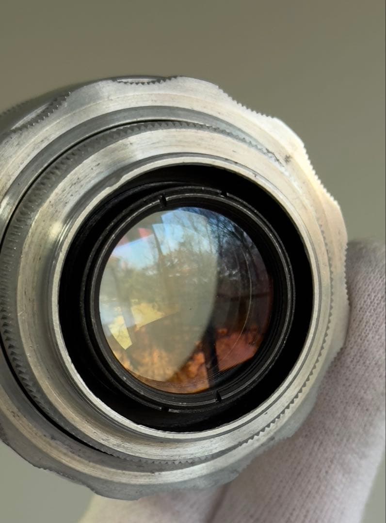 希少 シルバー Helios-44 58mm f2 ヘリオス ぐるぐるボケ