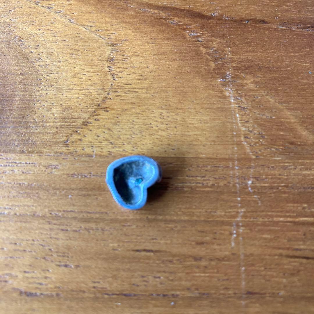 クロムハーツ ハートスタッド　ピアス　ポスト折れ