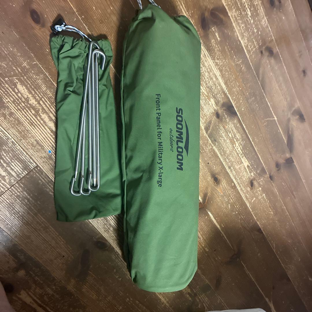 スームルーム パップテント X-large専用 ドアパネル ミリタリーテント