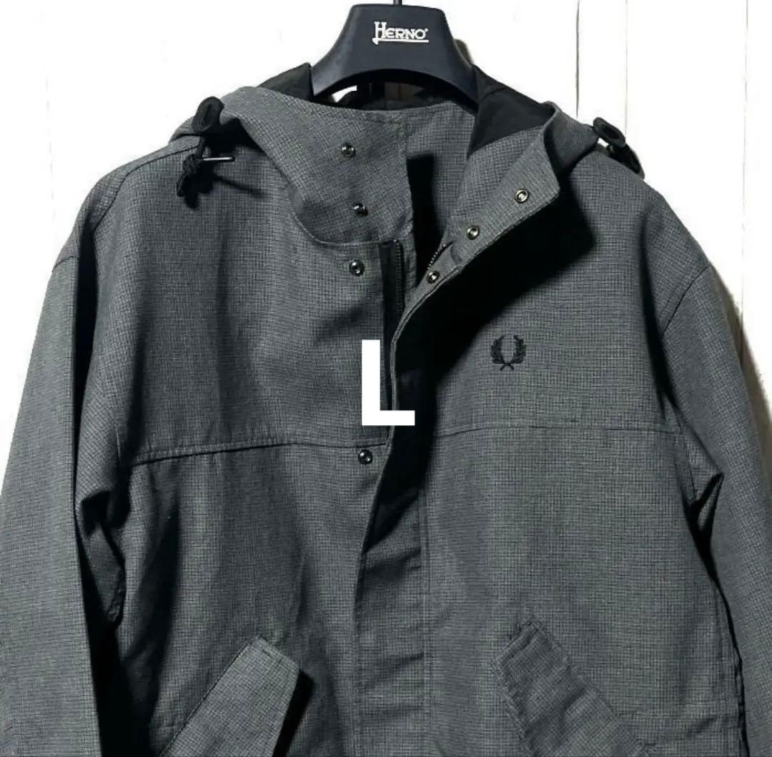 FRED PERRY/Short Jacquard Parka Lサイズ