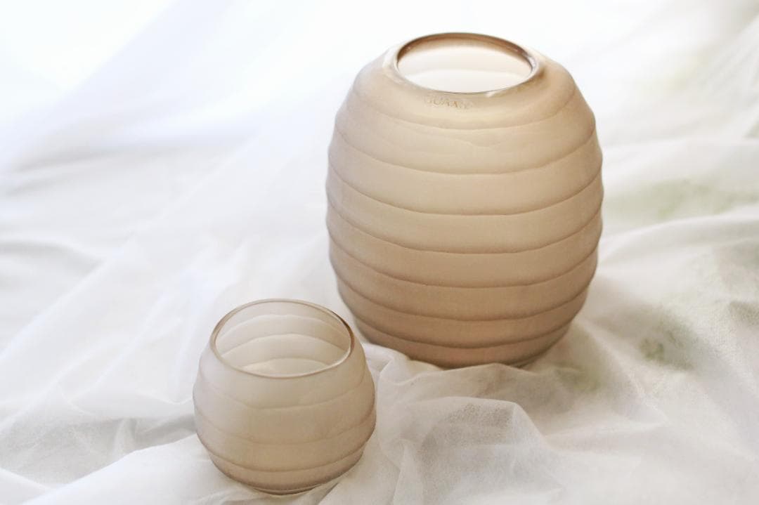 花瓶・フラワースタンド GUAXS BELLY _L + BELLY_tealight SET