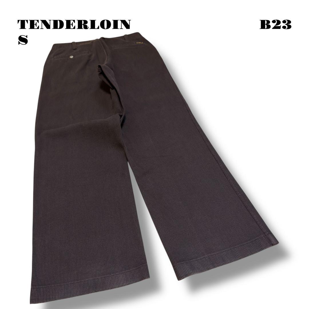 人気品！ TENDERLOIN BDP PIQUE ピケ パンツ ブラウン 茶S