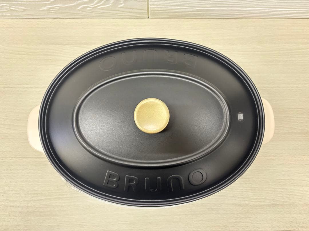 BRUNO crassy + オーバルホットプレート ブラック　48