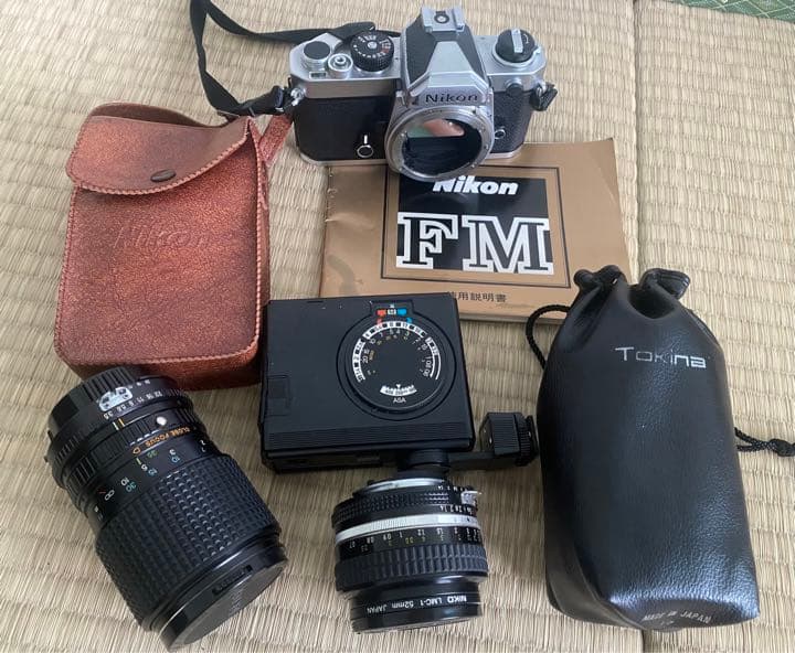 NIKON FMシルバー　本体　ガゼットケース付