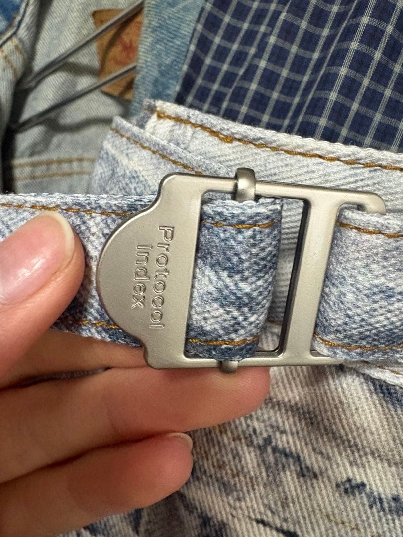 パンツ Protocol Index TROMPELOEIL LAYERED PANTS