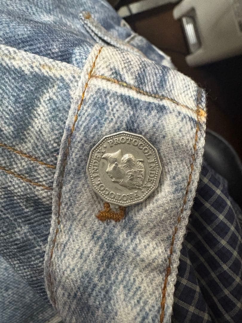 パンツ Protocol Index TROMPELOEIL LAYERED PANTS