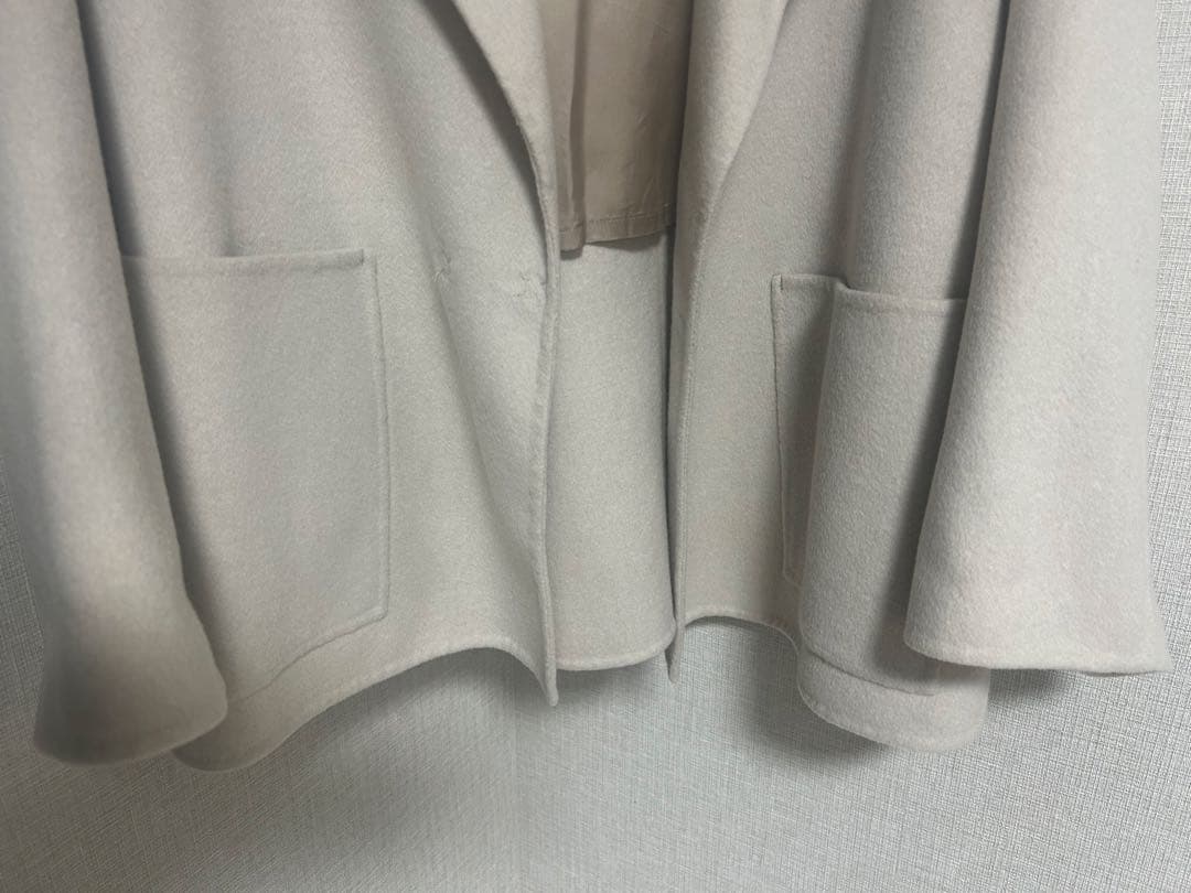 Ballsey プレミアムウールリバー　オープンカラーショートコート　34