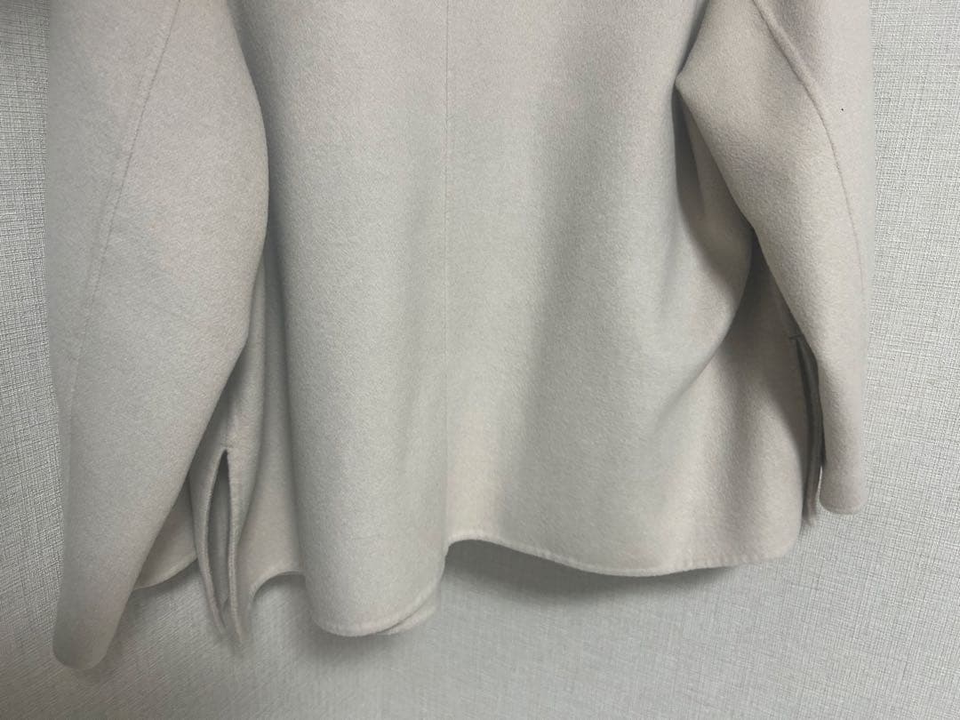 Ballsey プレミアムウールリバー　オープンカラーショートコート　34