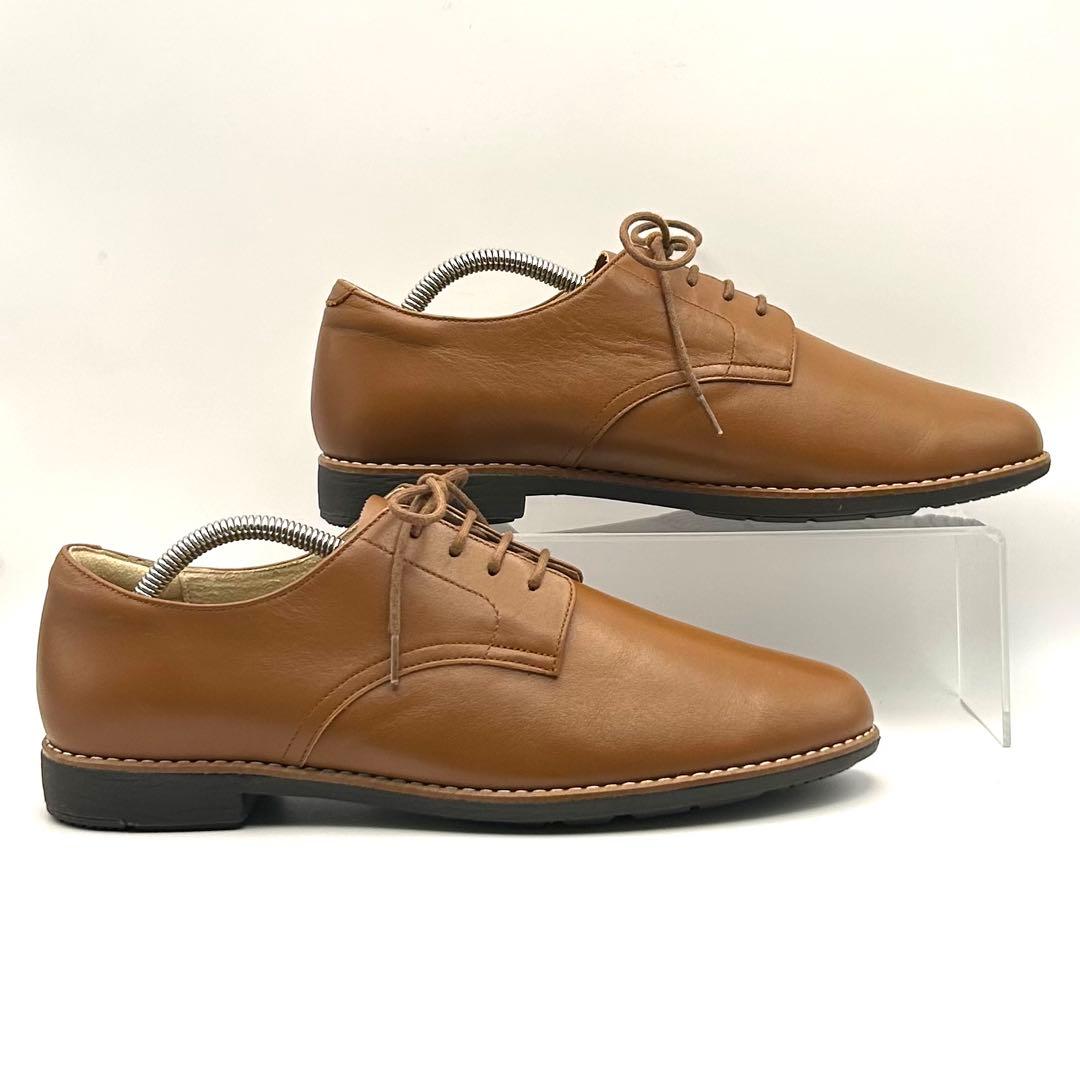 未使用✨ asics WALKING 【25㎝】 レースアップシューズ レザー