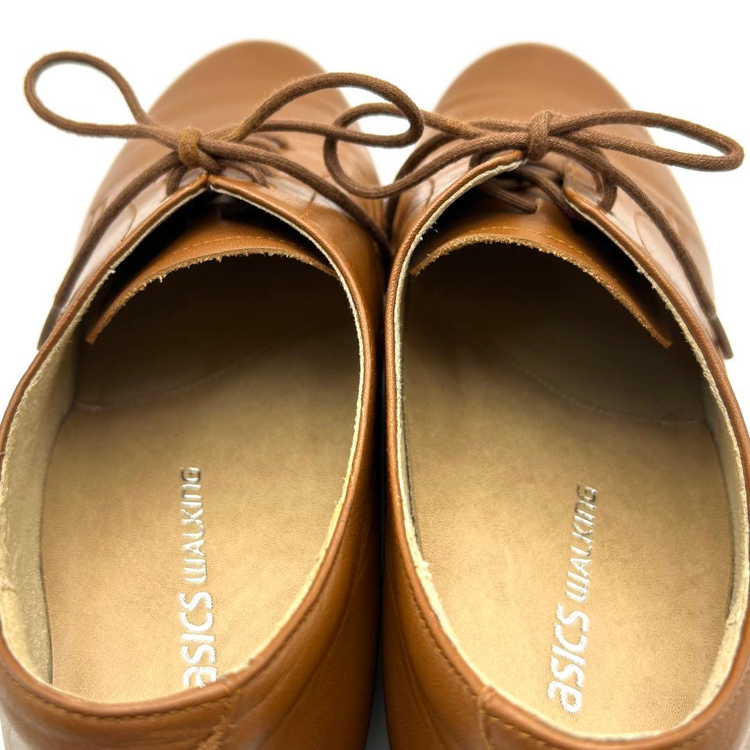 未使用✨ asics WALKING 【25㎝】 レースアップシューズ レザー