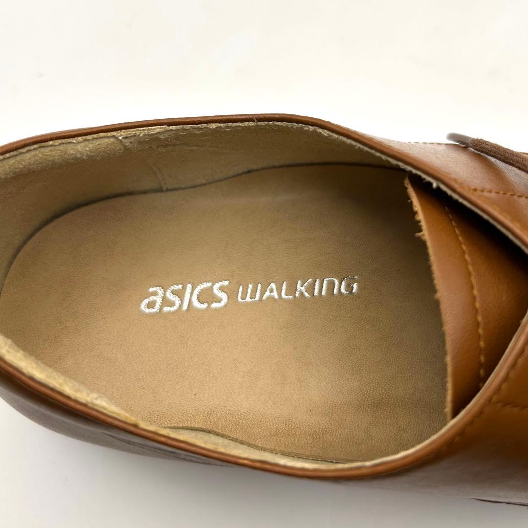 未使用✨ asics WALKING 【25㎝】 レースアップシューズ レザー