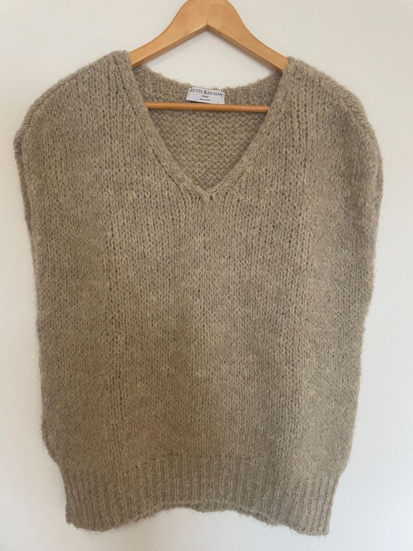 【TRICOTS JEAN MARC】 VN ベストニット　Vネックベスト