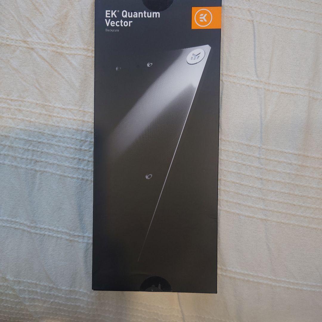 EK Quantum Vector GPUウォーターブロック+バックプレート