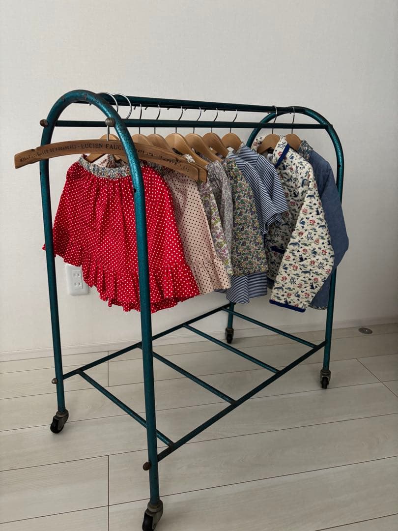 イギリスアンティーク　ドーム型ハンガーラック　店舗什器にも　希少