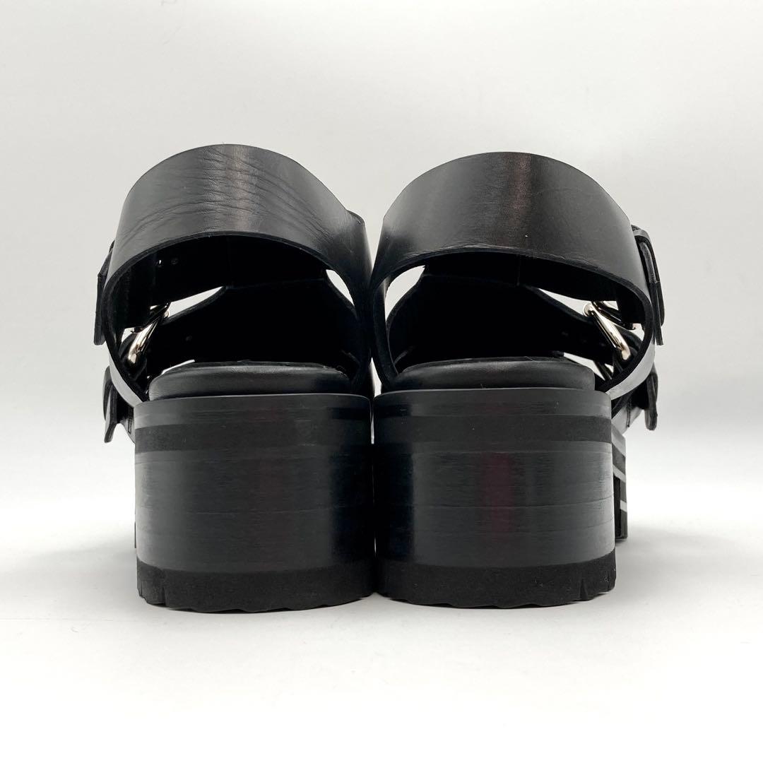 Koko！未使用級✨ ピエールアルディ グルカサンダル 黒 レザー 39