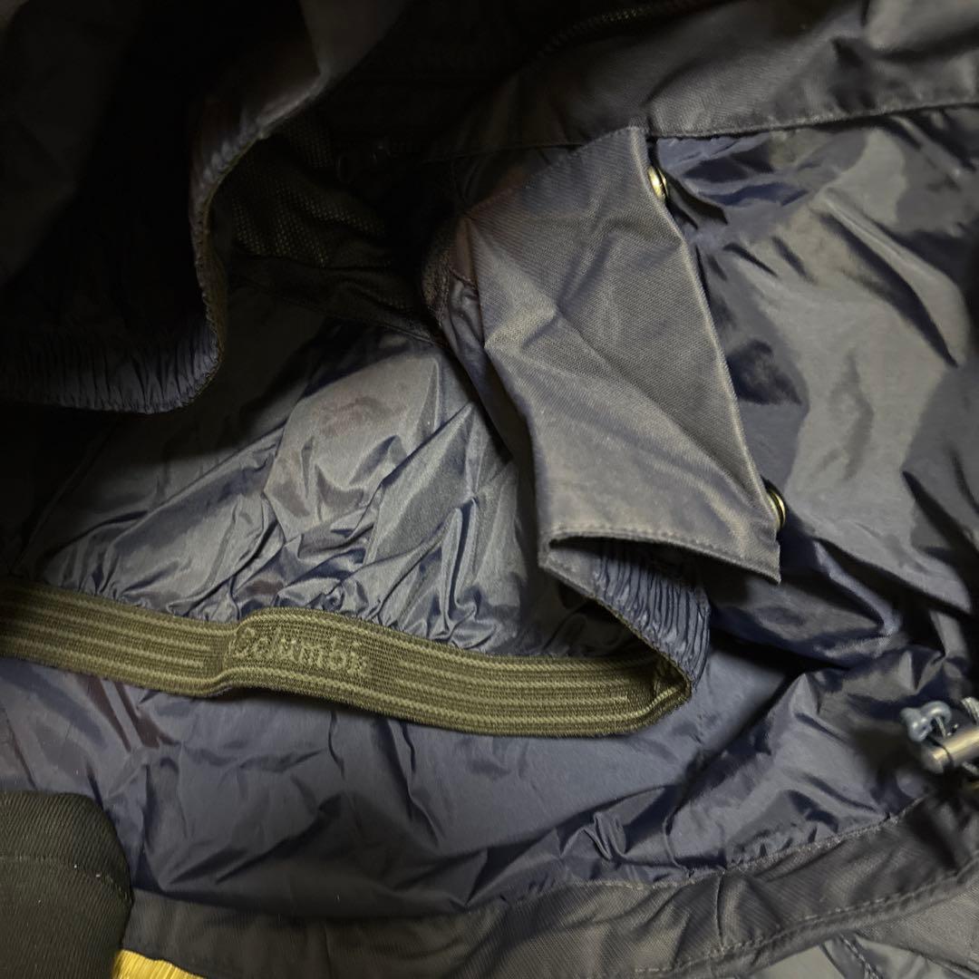 美品コロンビア防水透湿機能オムニテックColumbia3wayアウターM 濃紺
