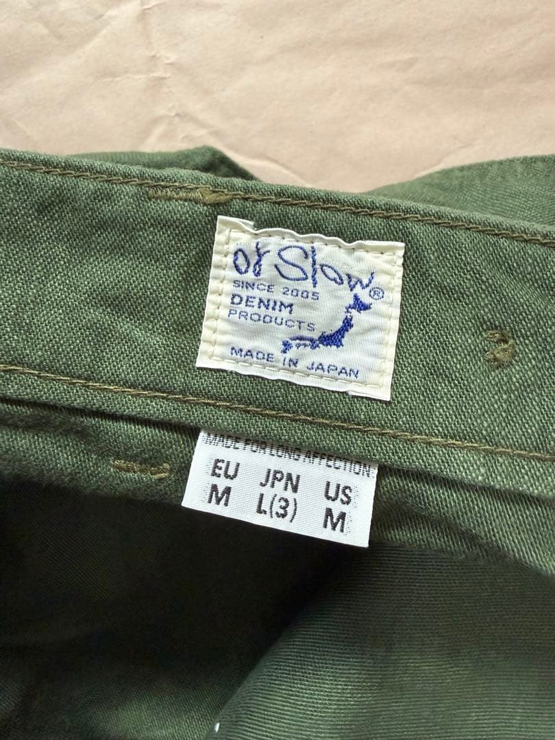 orslow オアスロウ　US ARMY FATIGUE PANTS Lサイズ
