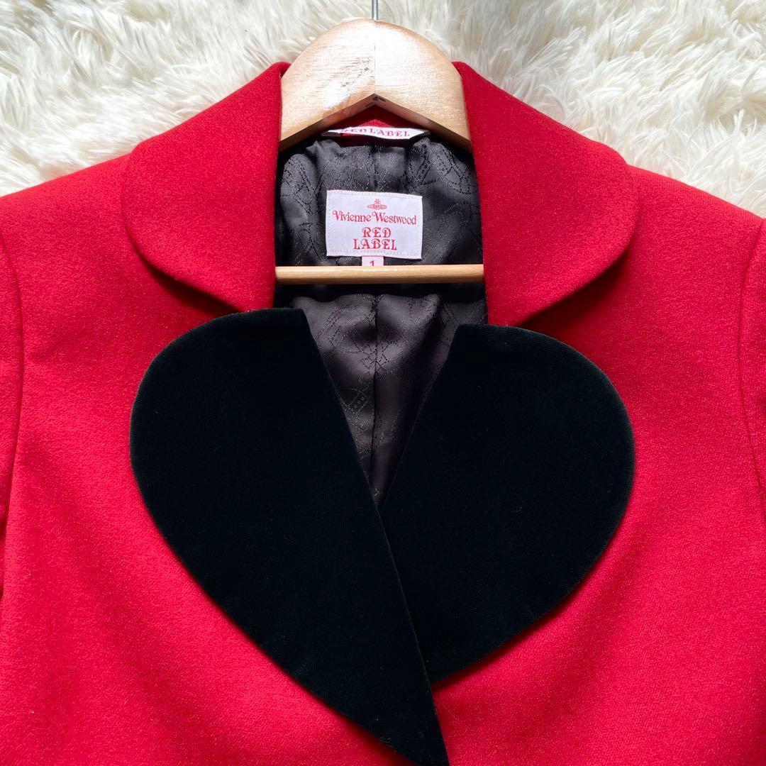 未使用保管品✨ヴィヴィアンウエストウッド　別珍　ラブジャケット　赤　S