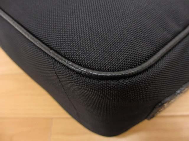 美品 ADMJ キャンバス×レザー クロスボディバッグ ショルダーバッグ