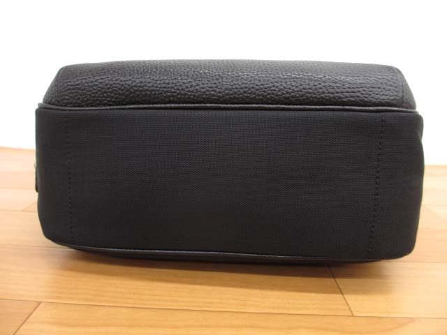 美品 ADMJ キャンバス×レザー クロスボディバッグ ショルダーバッグ