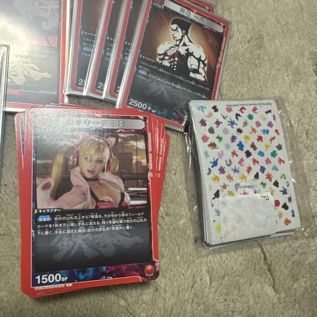 本*猫様 ユニオンアリーナ 鉄拳 G社 デッキ　パラ入り　デッキパッツ4コン付き