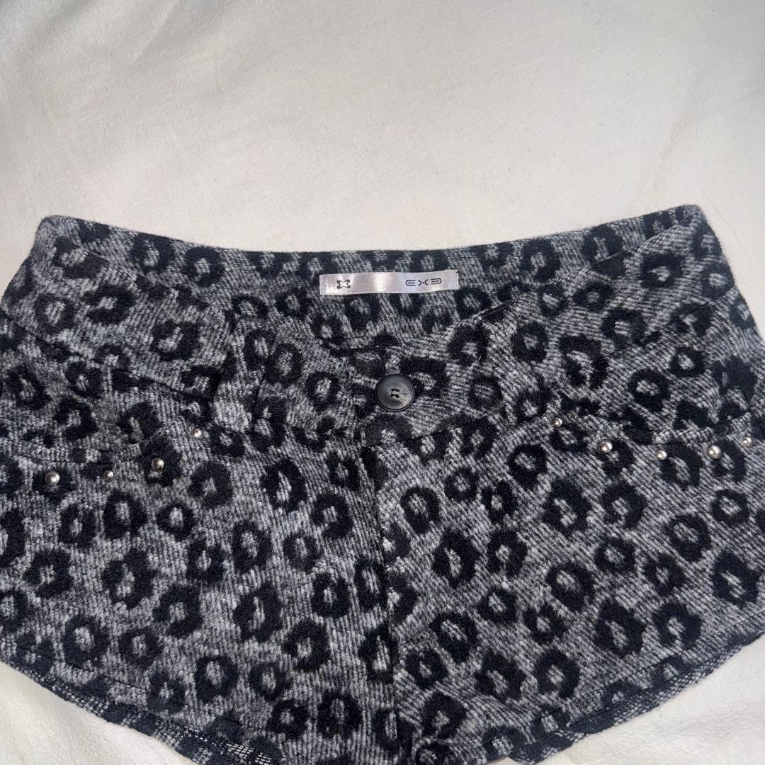 パンツ SETUPEXE LEOPARD SHORT PANTS / CHARCOAL