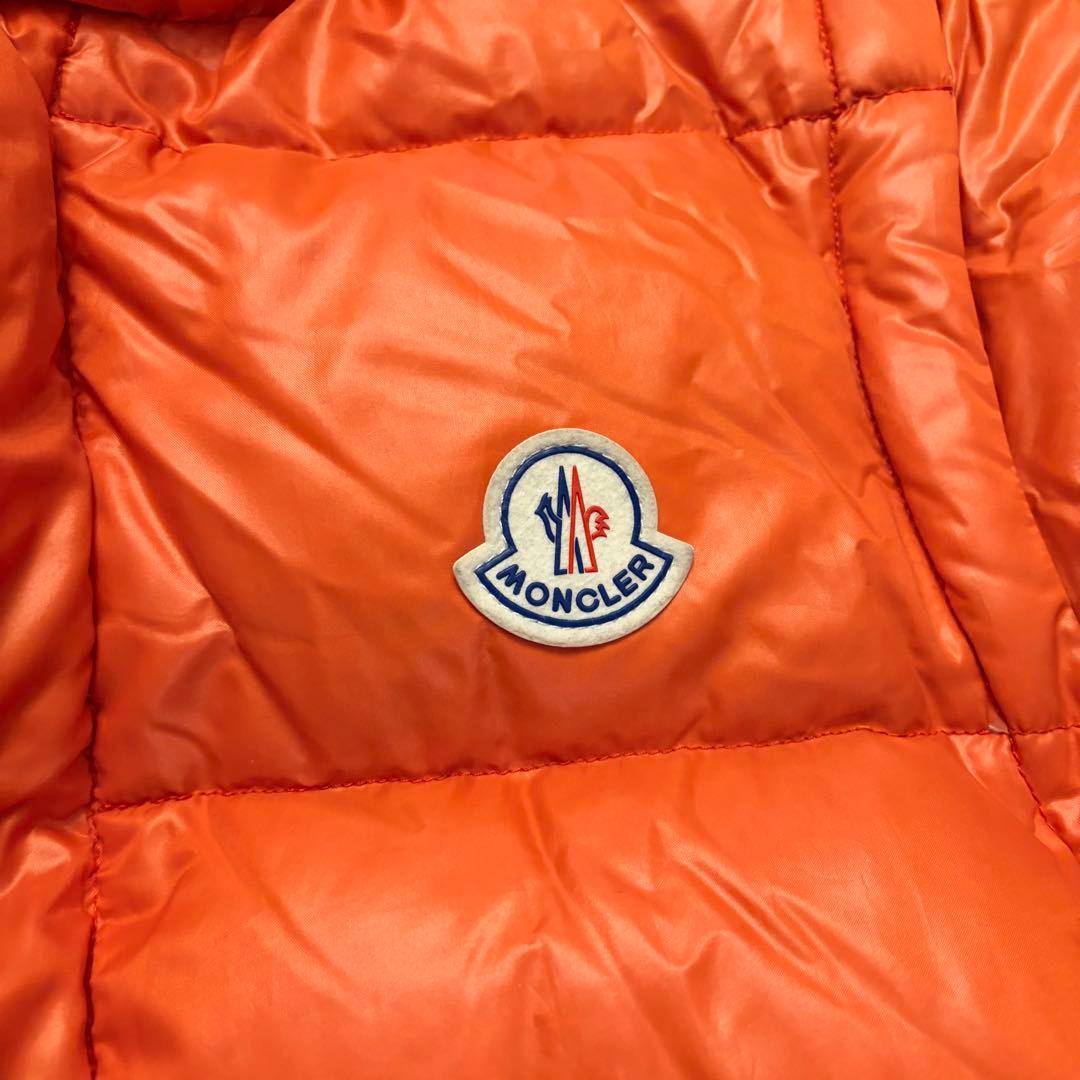希少 MONCLER 80s 90s ヴィンテージ ダウンジャケット オレンジ