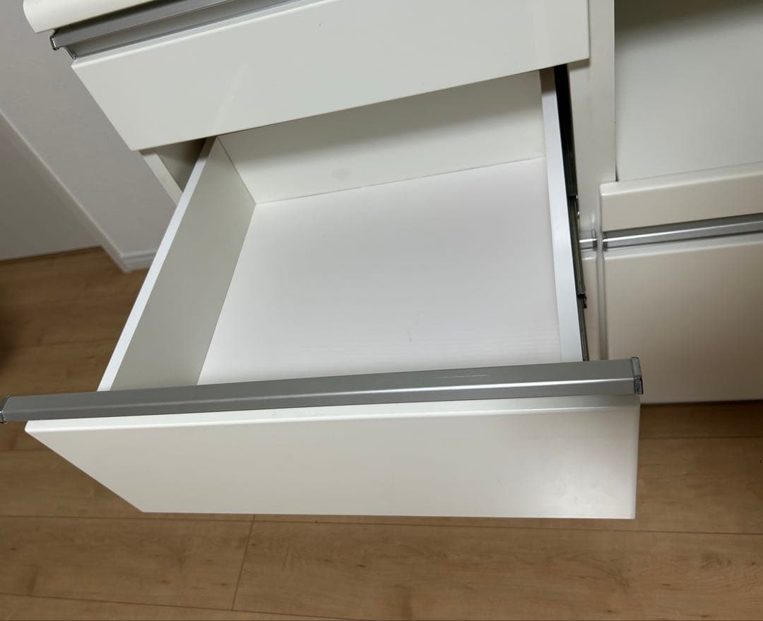 ニトリ　ホワイト キッチンカウンター キッチンボード