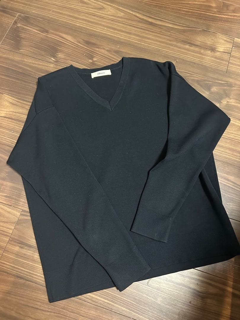 エブール★シルクコットン★Ｖネックプルオーバー